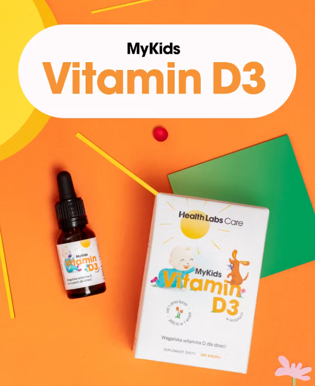 Health Labs Care My Kids Vitamin D 3 W Kropelkach 9,7ml