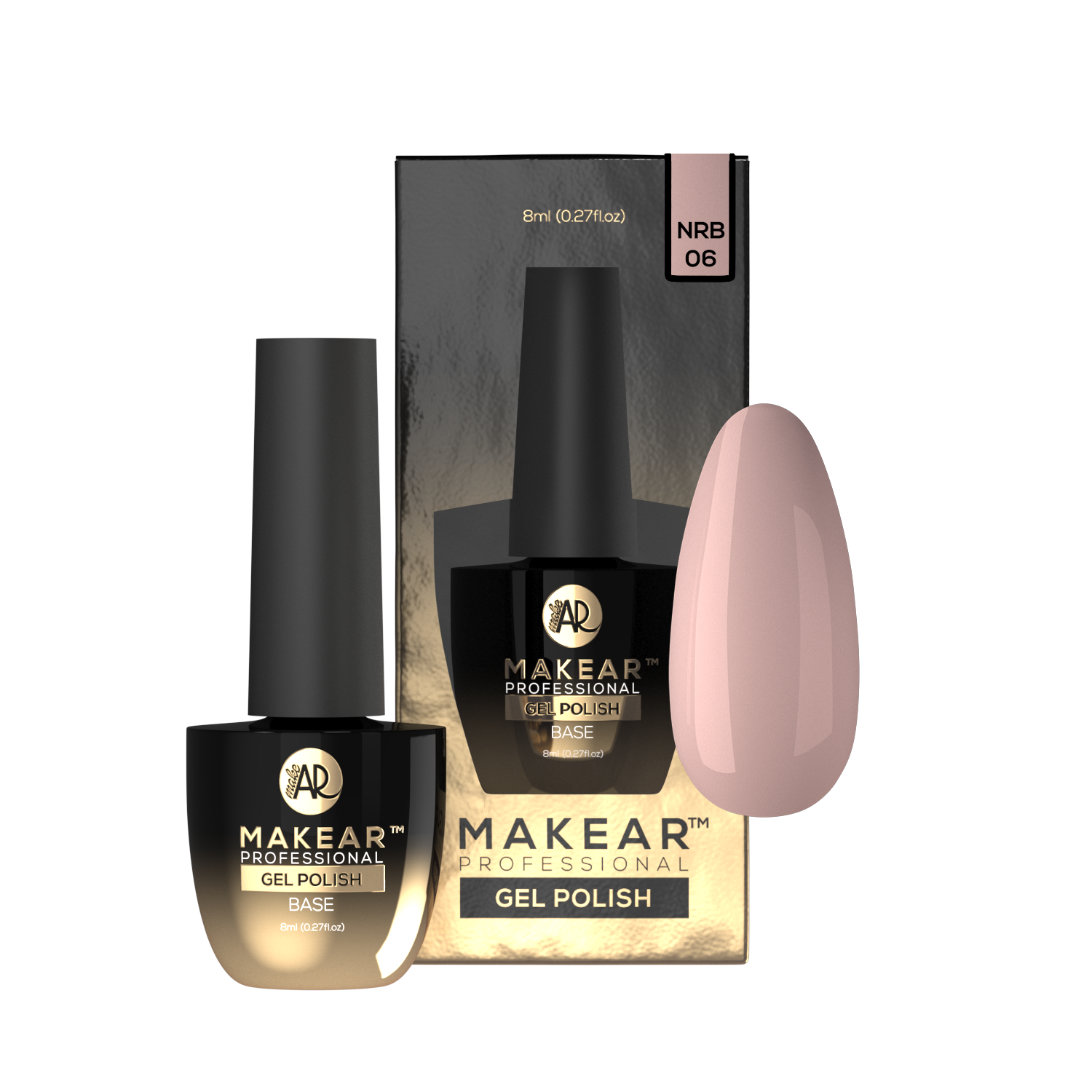 Makear NRB06 Smoky Beige Nude Rubber Base