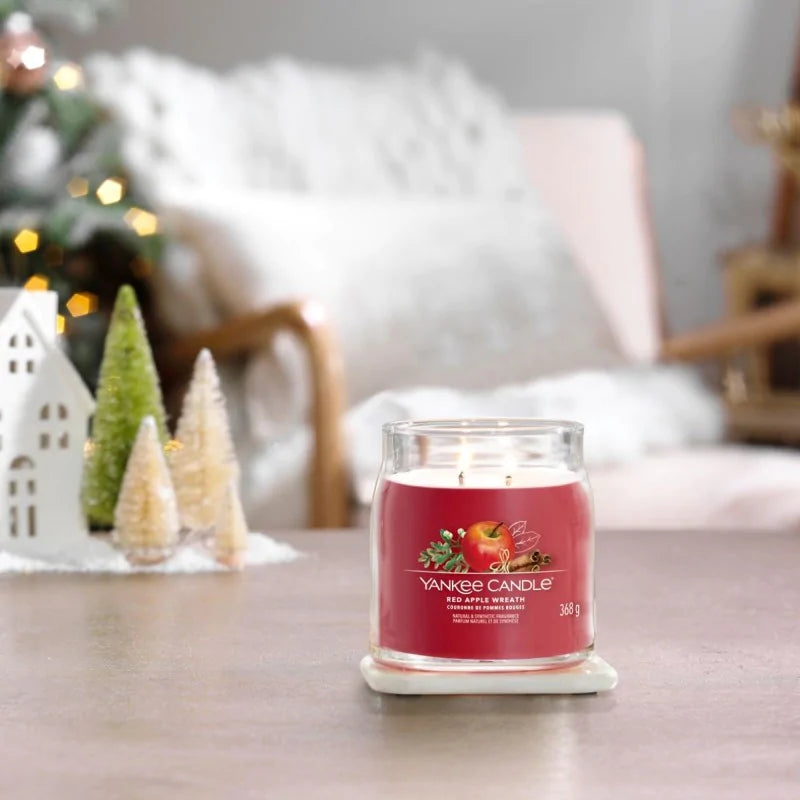 Świeca Zapachowa Red Apple Wreath, Słoik Średni