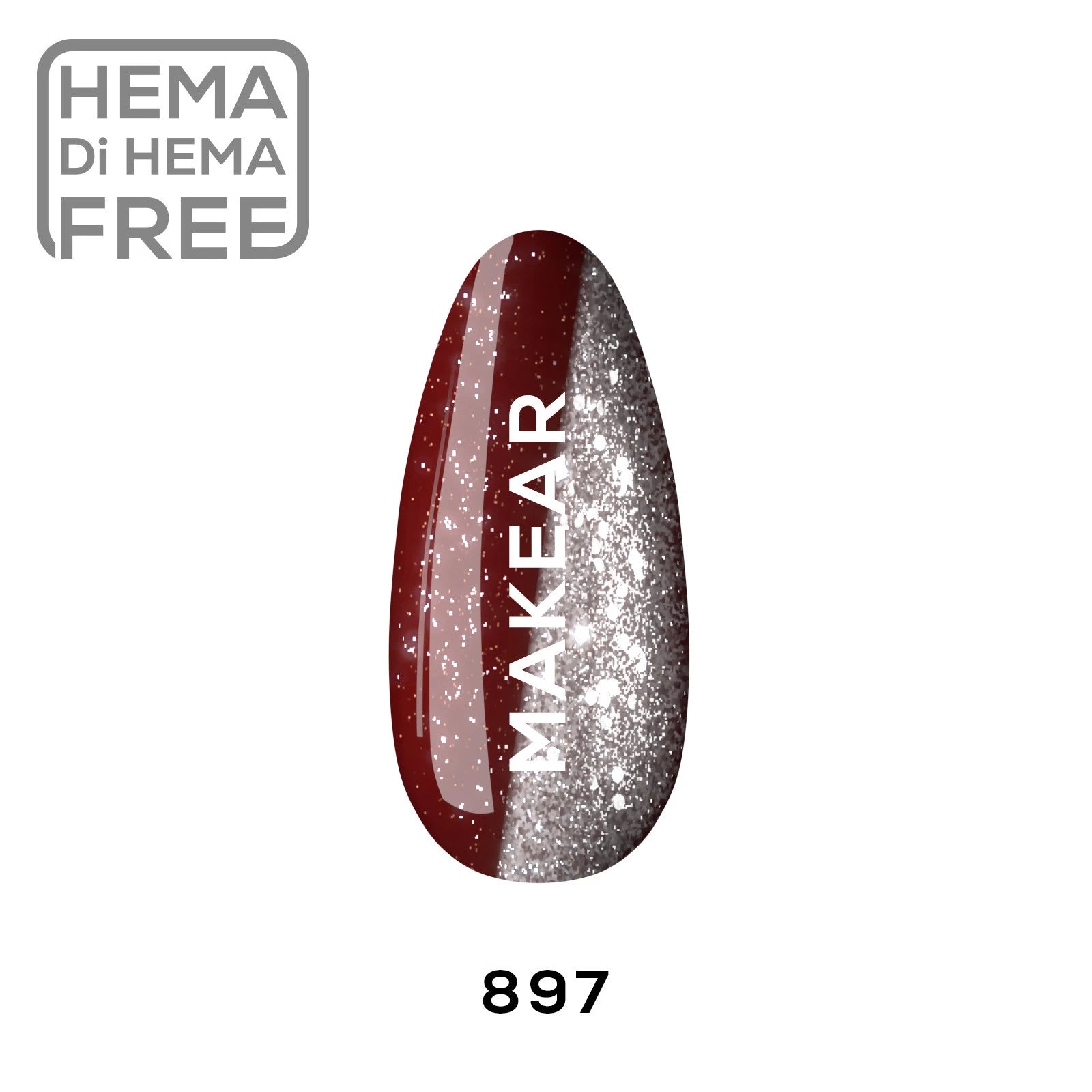 Makear Lakier Hybrydowy 897 8ml