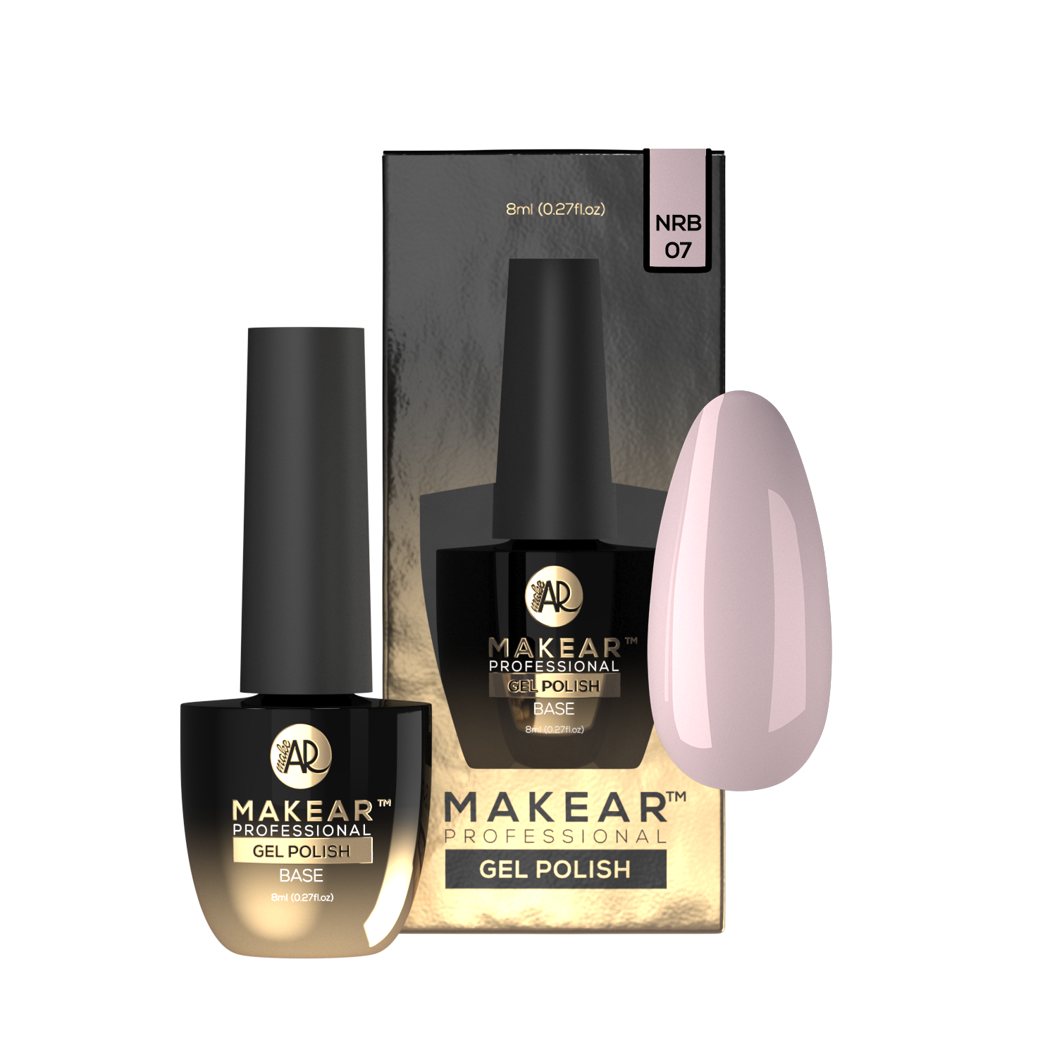 Makear NRB07 Warm Beige - Nude Rubber Base