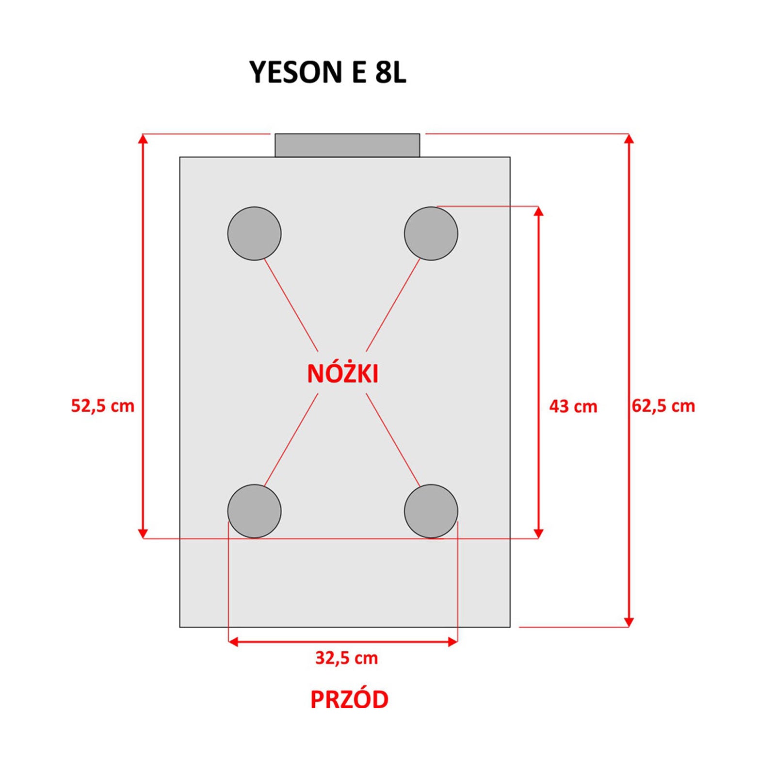 Autoklaw Yeson serii E 8L LED YS-8L-E