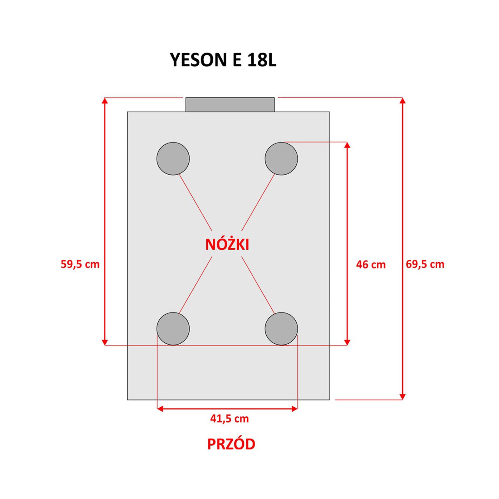 Autoklaw Yeson serii E 18L LED YS-18L-E