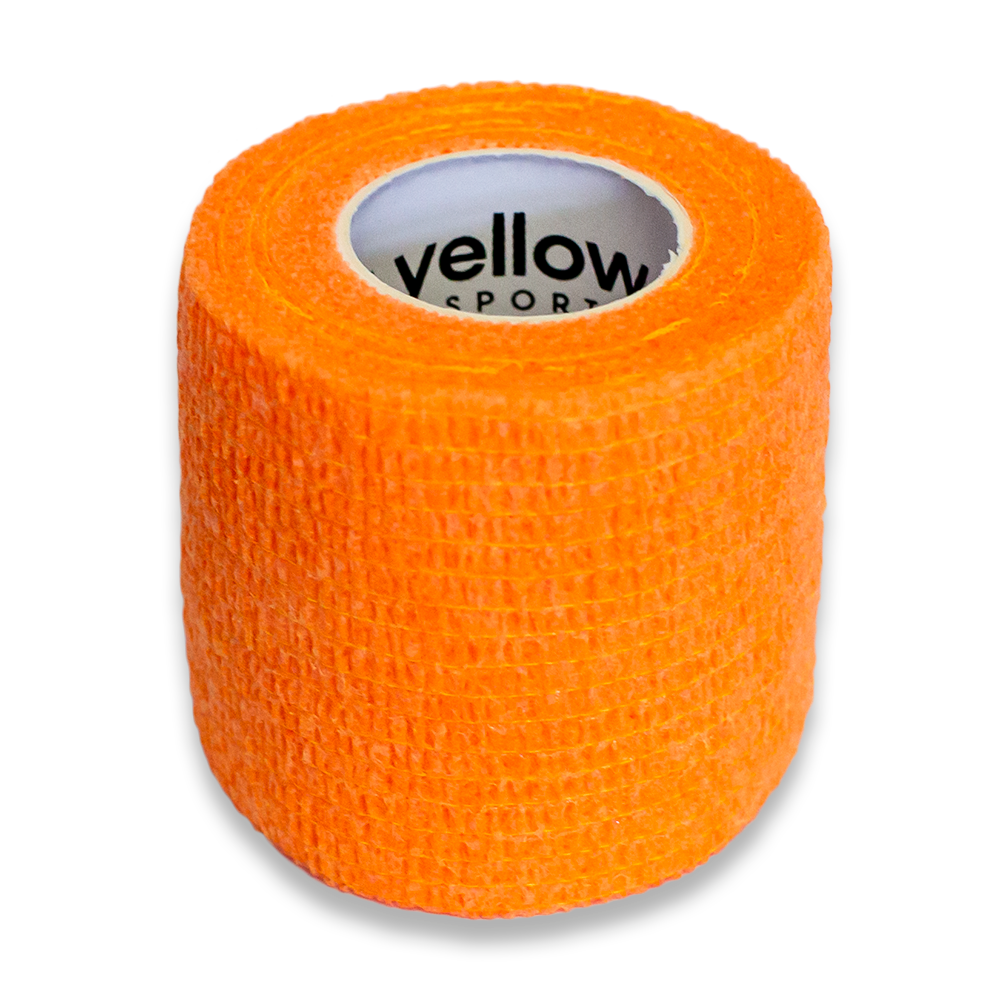 yellowBAND Bandaż Kohezyjny 5cm x 4,5m Intensywny Pomarańczowy