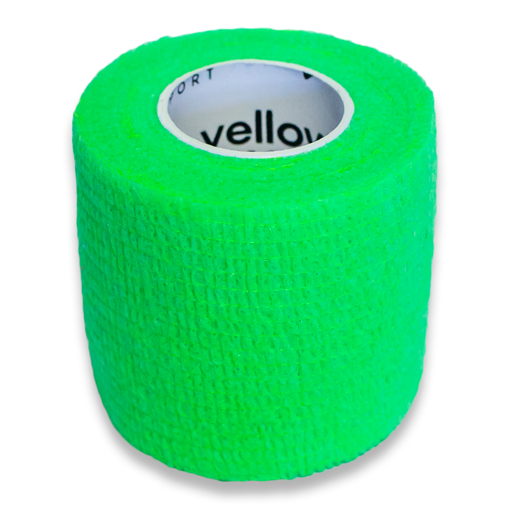 yellowBAND Bandaż Kohezyjny 5cm x 4,5m Intensywny Zielony