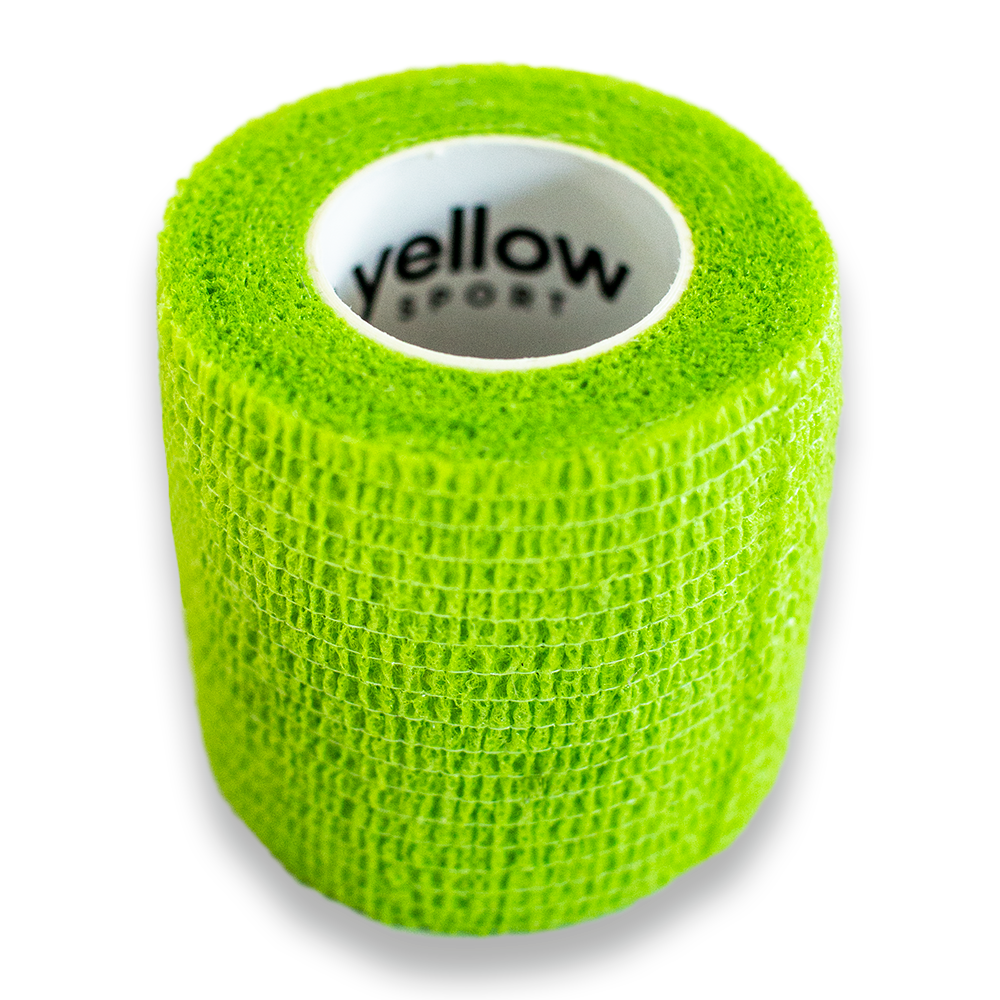 yellowBAND Bandaż Kohezyjny 5cm x 4,5m Zielony