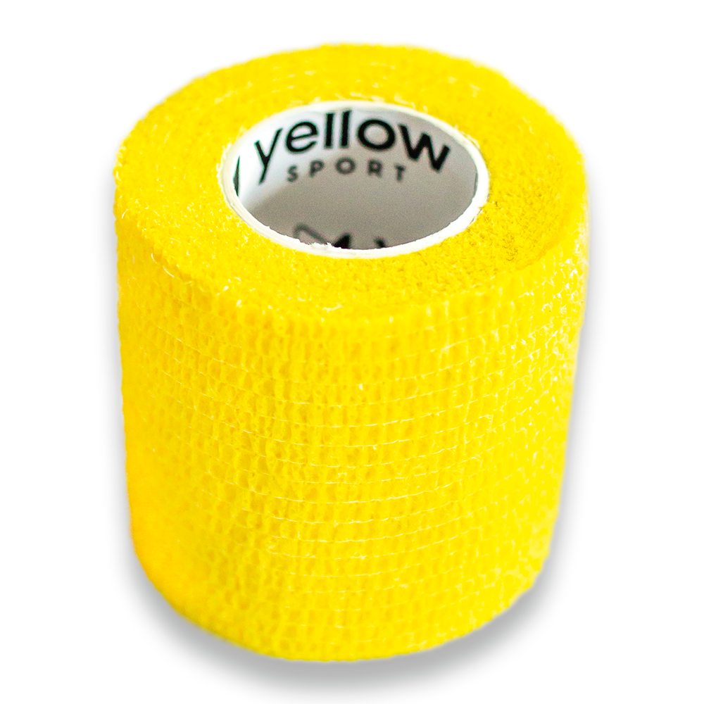 yellowBAND Bandaż Kohezyjny 5cm x 4,5m Żółty