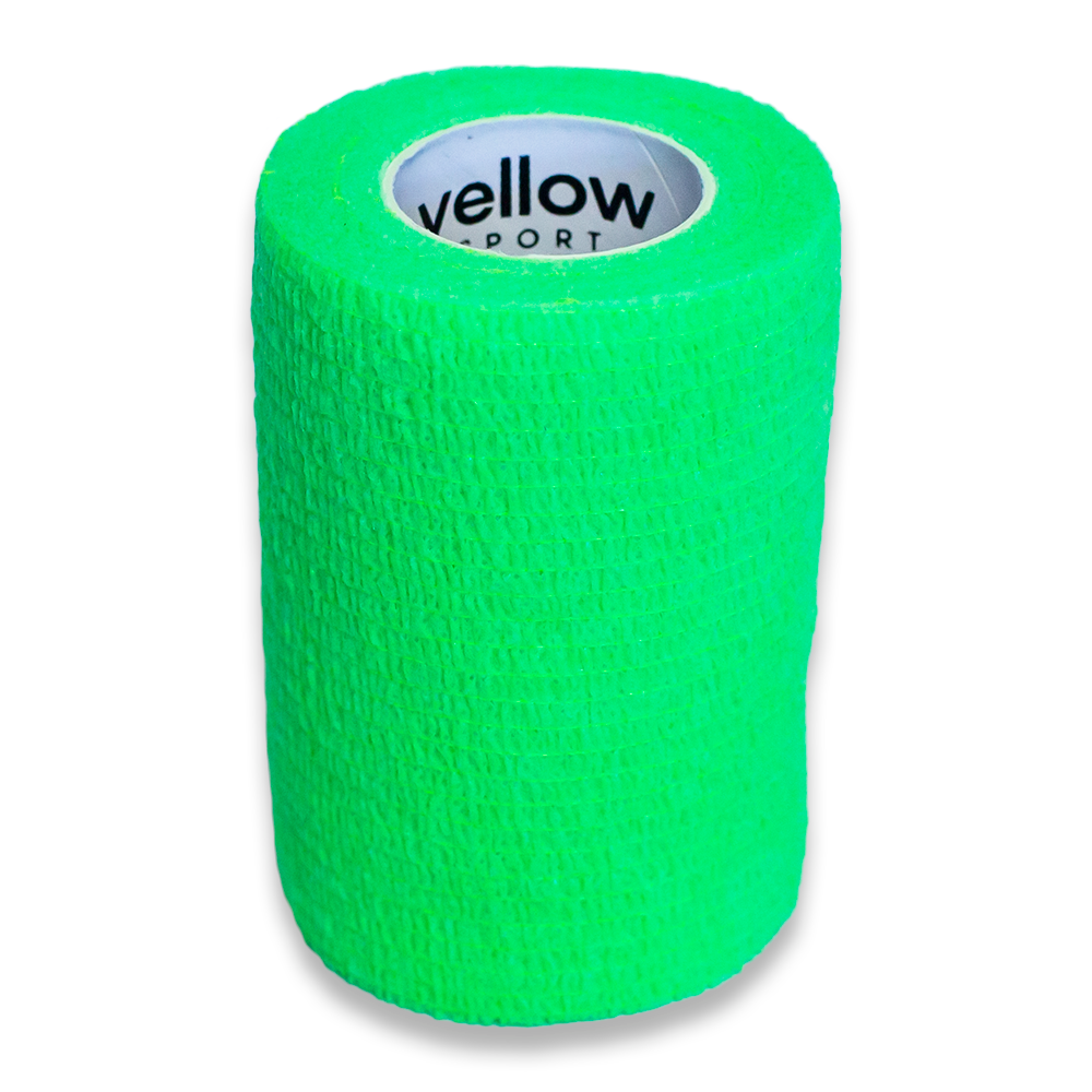 yellowBAND Bandaż Kohezyjny 7,5cm x 4,5m Intensywny Zielony