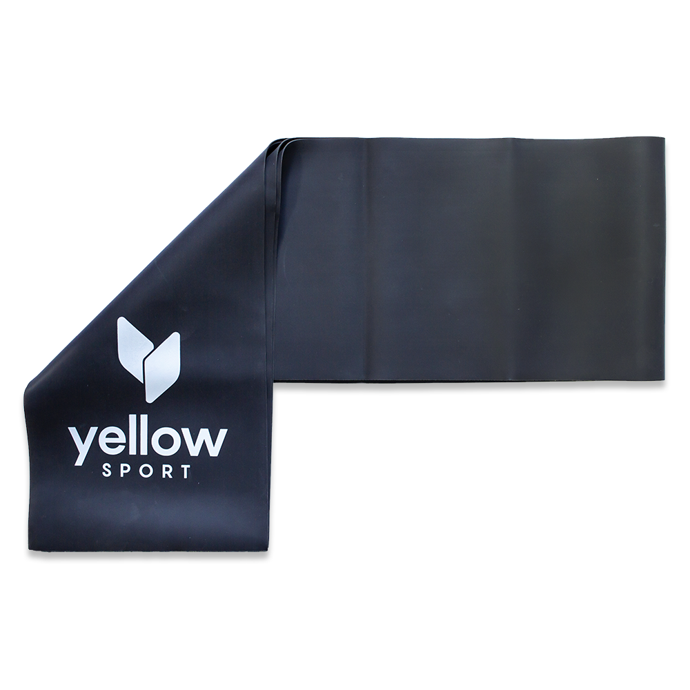 yellowFLAT Band Taśma Do Ćwiczeń Żółta (Opór 1-2kg) (1)