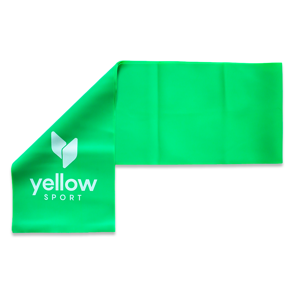 yellowFLAT Band Taśma Do Ćwiczeń Zielona (Opór 5-8kg)