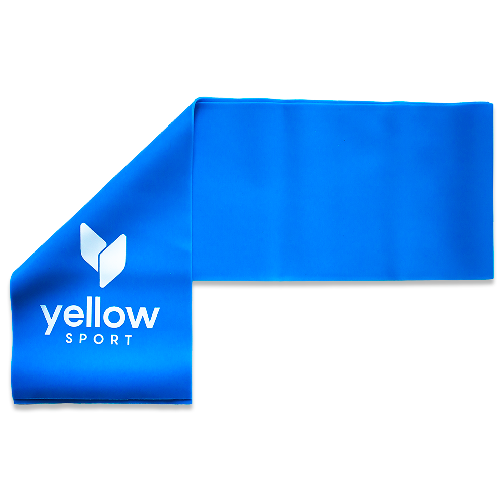 yellowFLAT Band Taśma Do Ćwiczeń Niebieska (Opór 9-11kg)