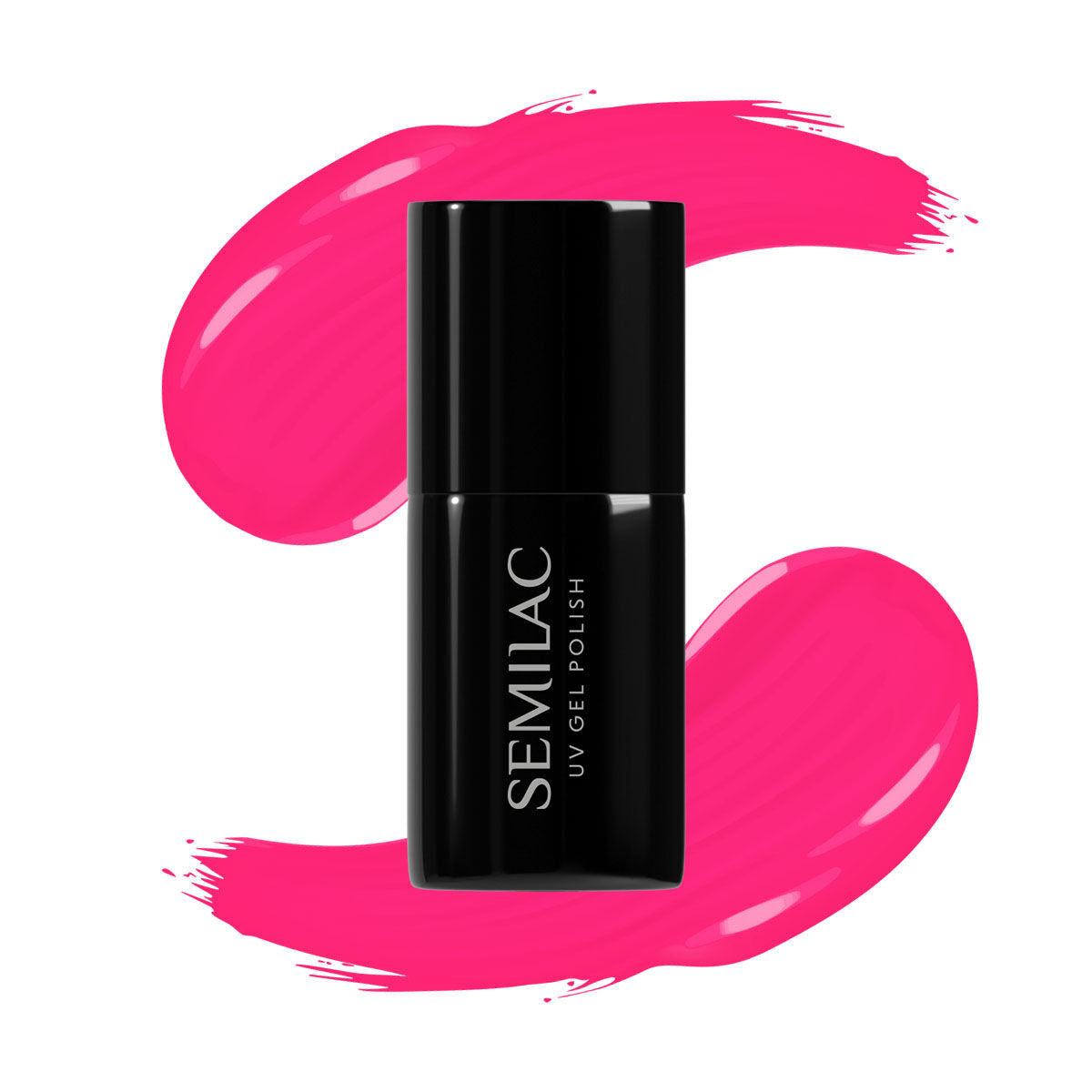 517 Lakier Hybrydowy Uv Hybrid Semilac Semibeats By Margaret Neon Pink 7ml