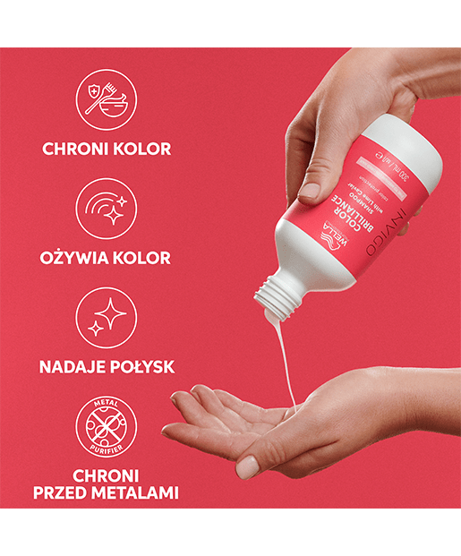 Wella Invigo Color Brilliance - Szampon do Włosów Normalnych Chroniący Kolo 300 Ml