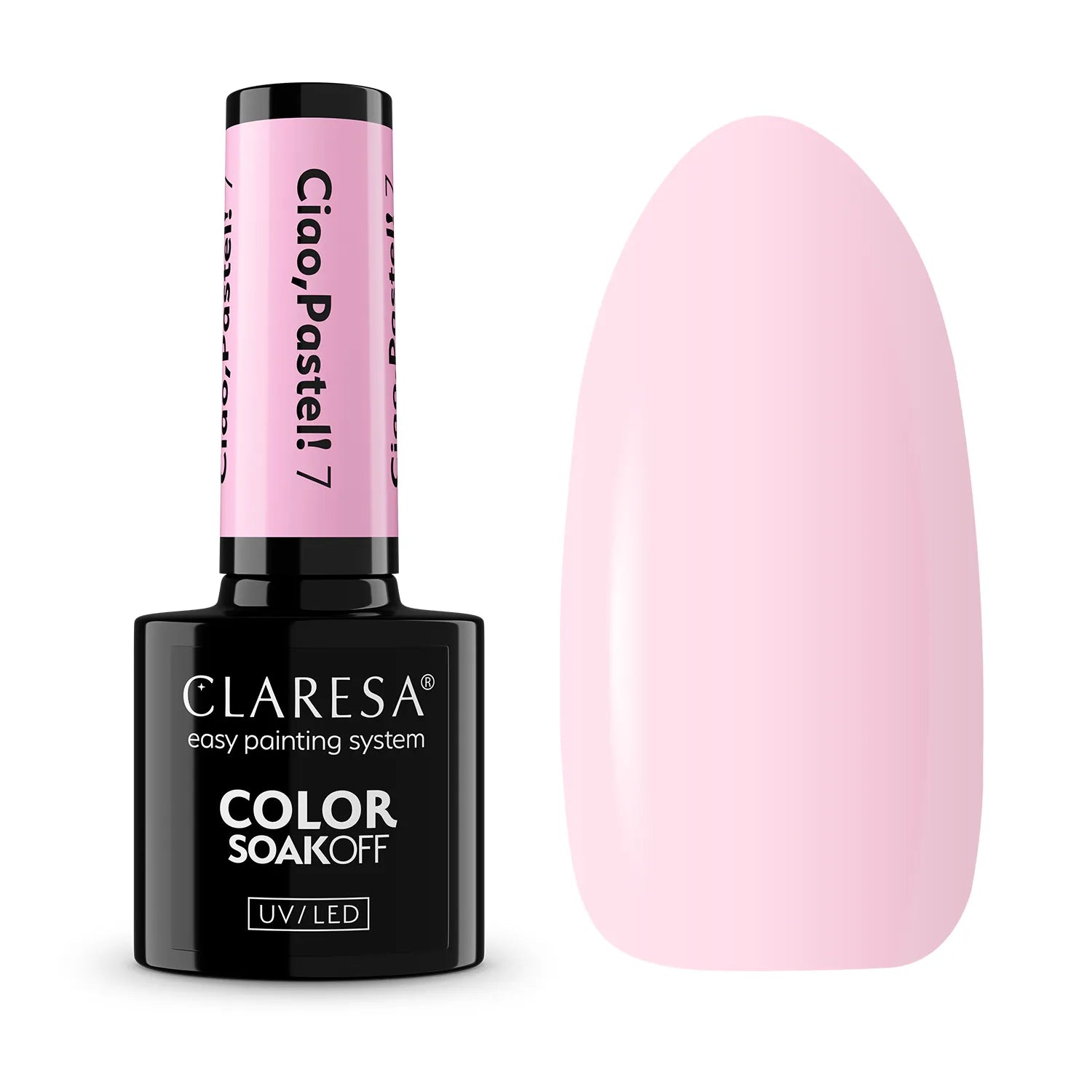 Claresa Lakier Hybrydowy Ciao,Pastel! 7 5g