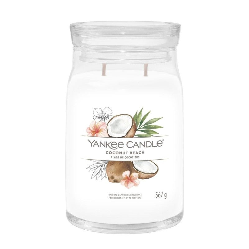Yankee Candle Signature Świeca Zapachowa Duża Coconut Beach