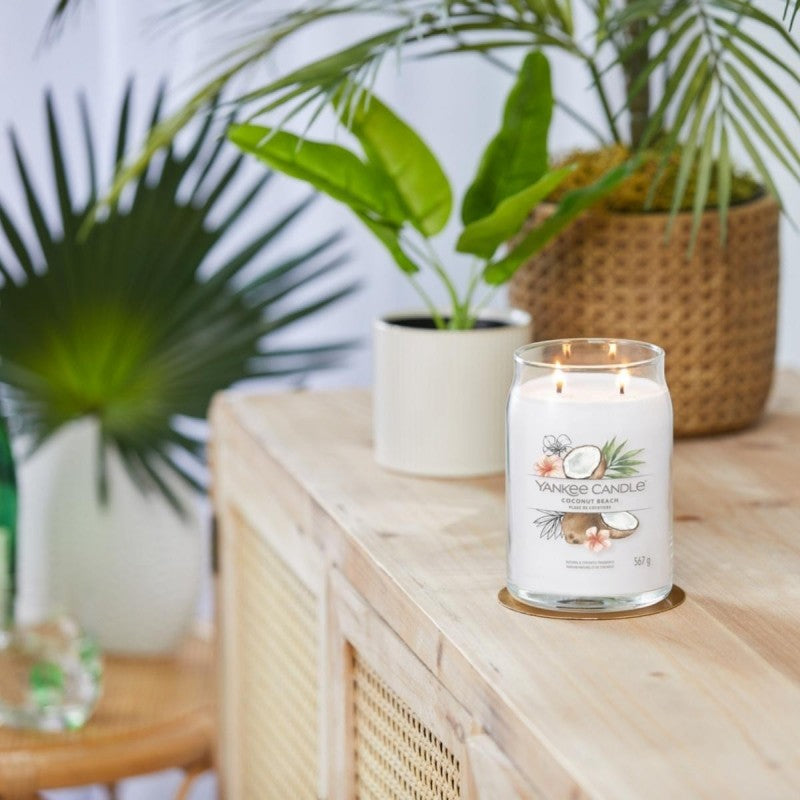 Yankee Candle Signature Świeca Zapachowa Duża Coconut Beach