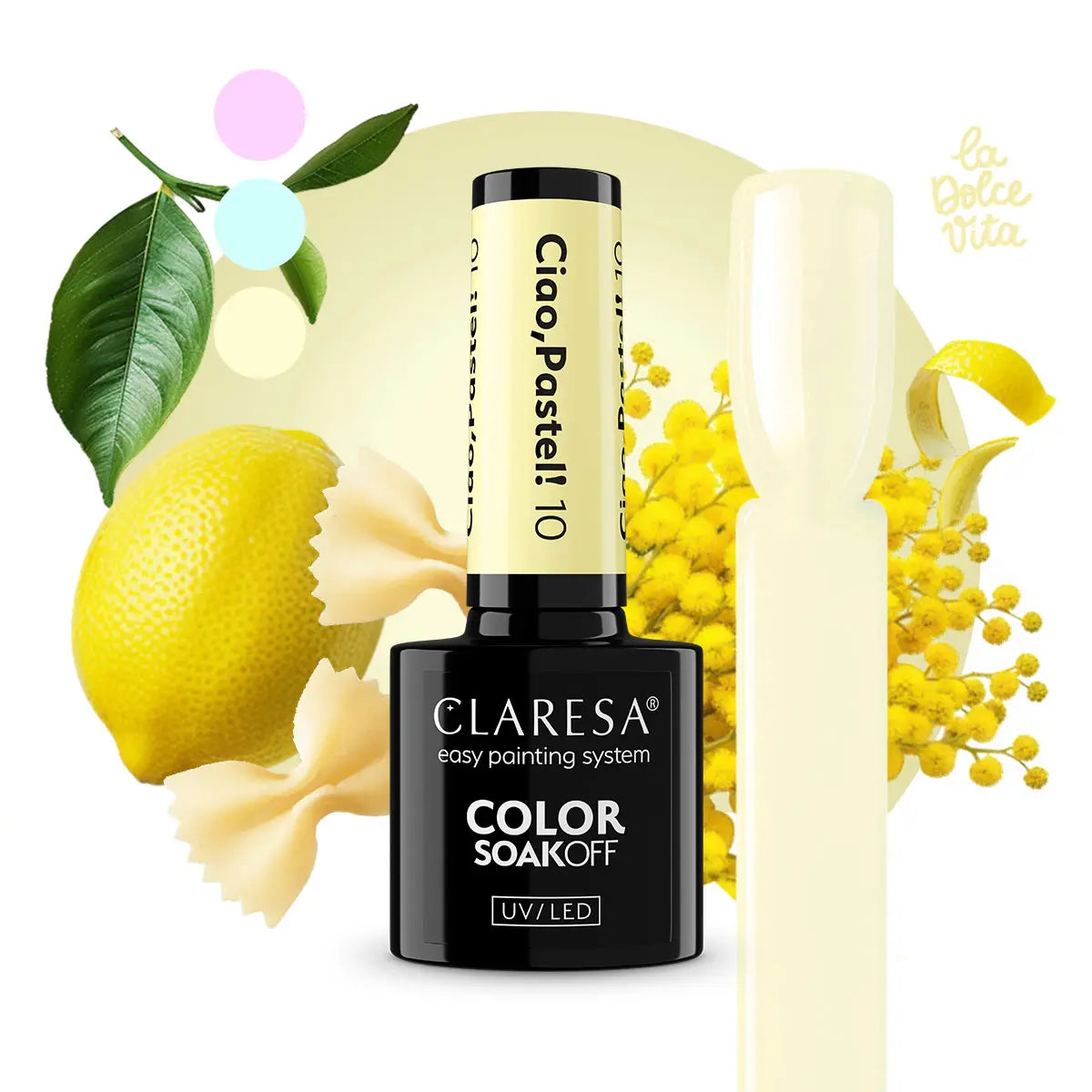 Claresa Lakier Hybrydowy Ciao,Pastel! 10 5g
