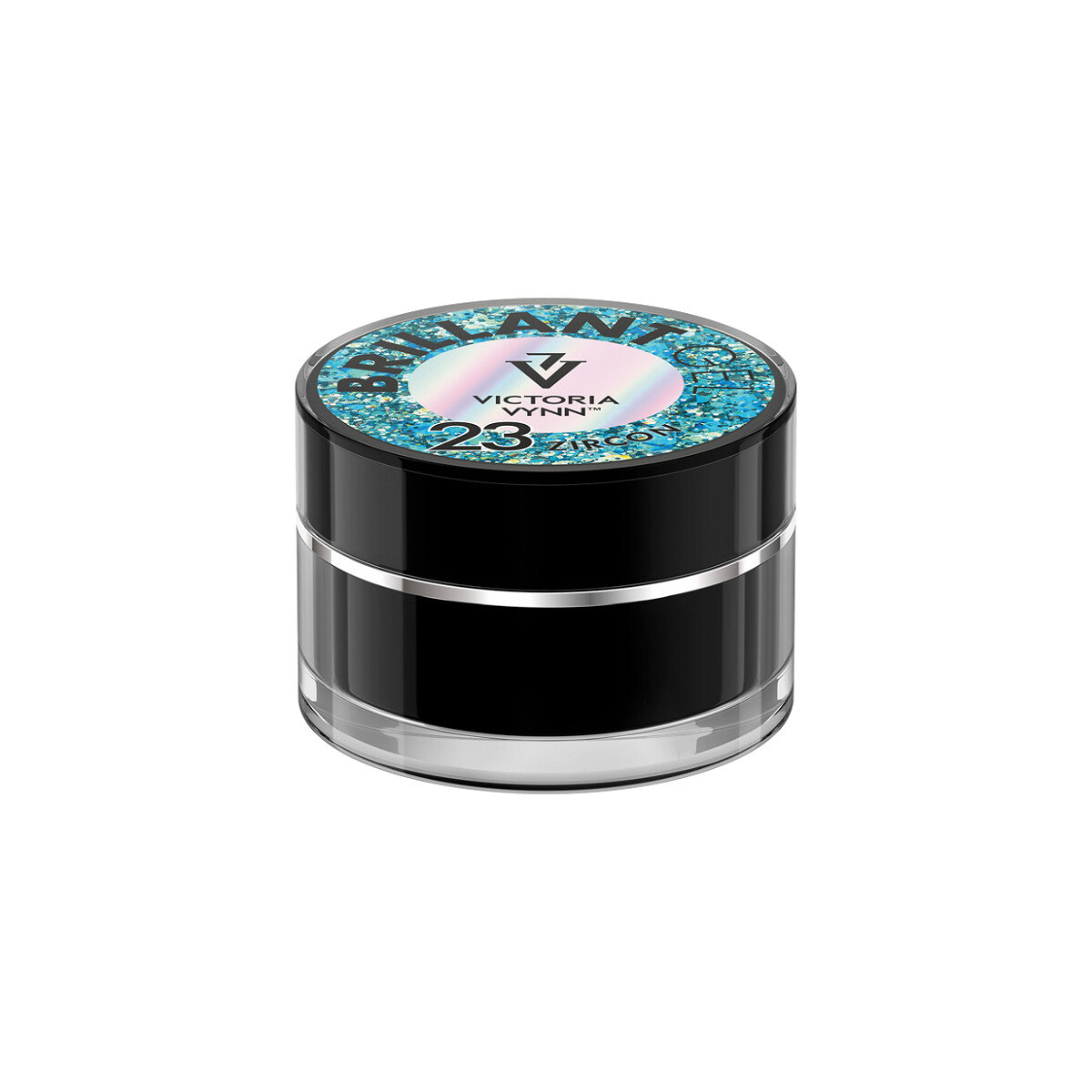 Żel Brokatowy Do Zdobień Brillant Gel 23 Zircon 5g