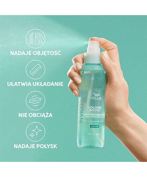 Wella Invigo Volume Boost - Odżywka W Sprayu Zwiększająca Objętość 150ml
