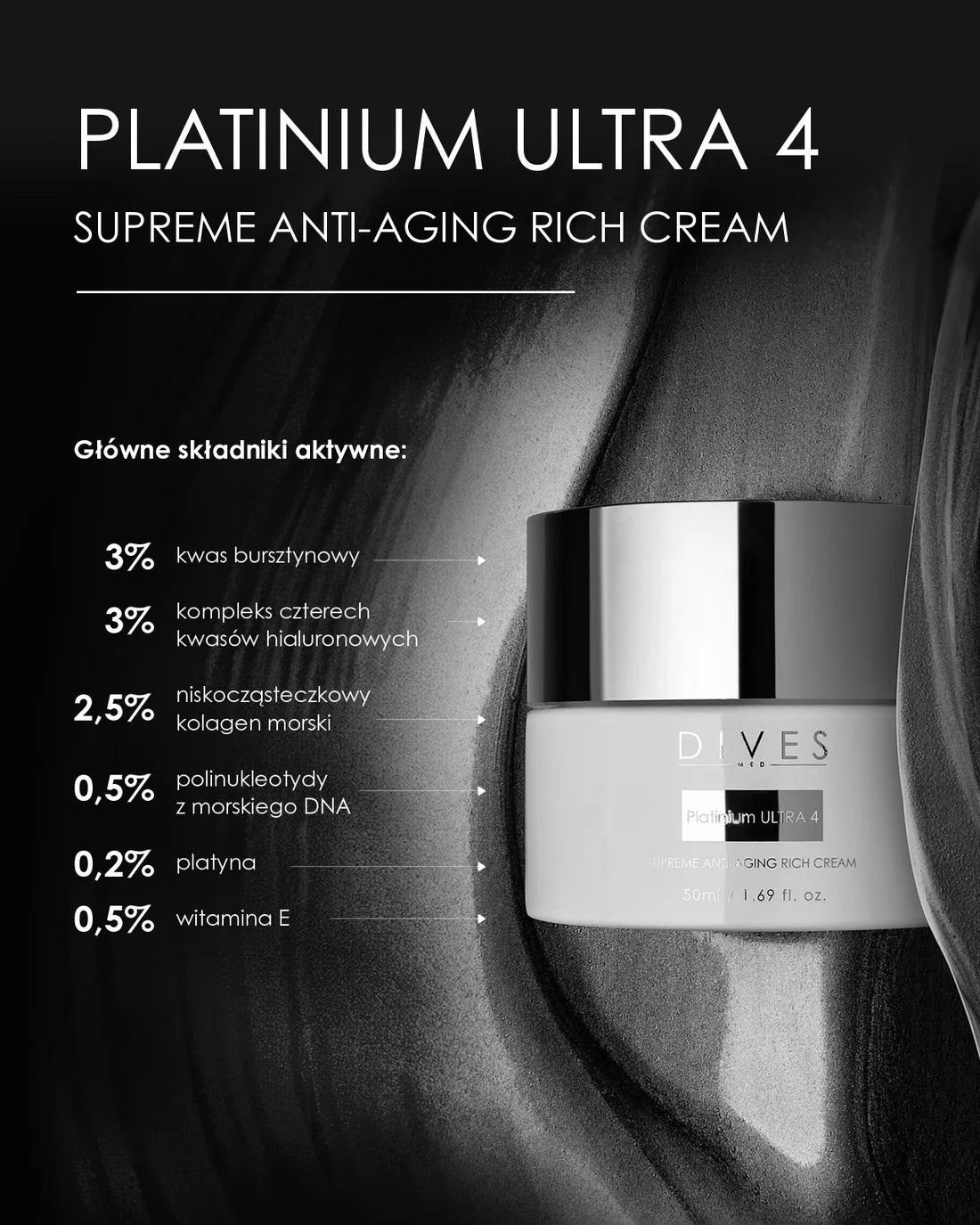 Dives Platinium Ultra 4 - Supreme Anti-Aging Rich Cream 50ml