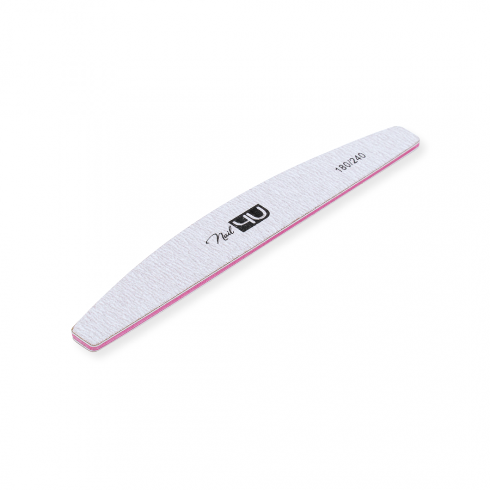 Nail4U Pilnik BASIC NAKED Łódka 180/240 (Komplet 25 Sztuk)