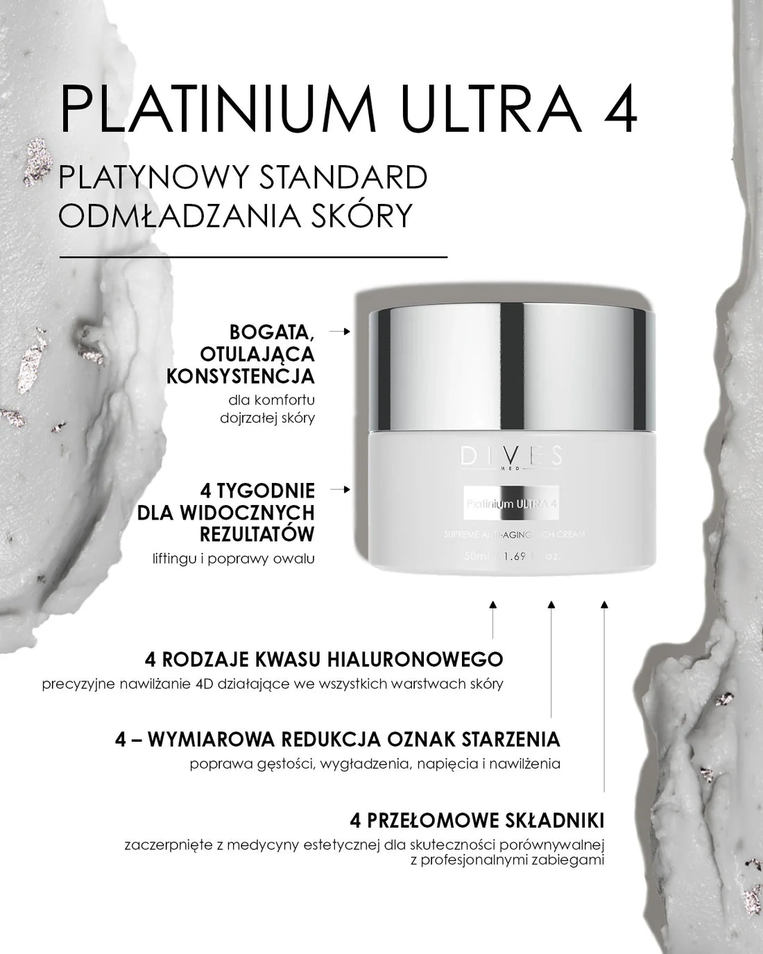 Dives Platinium Ultra 4 - Supreme Anti-Aging Rich Cream 50ml