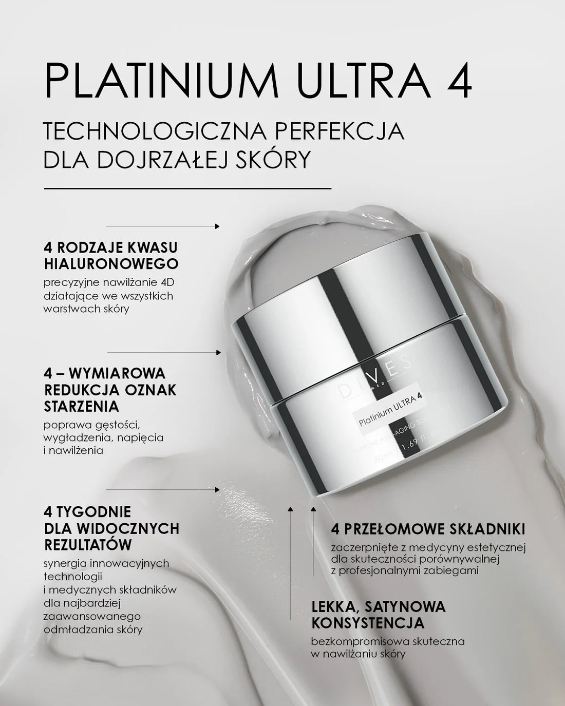 Dives Platinium Ultra 4 - Supreme Anti-Aging Soft Cream 50ml