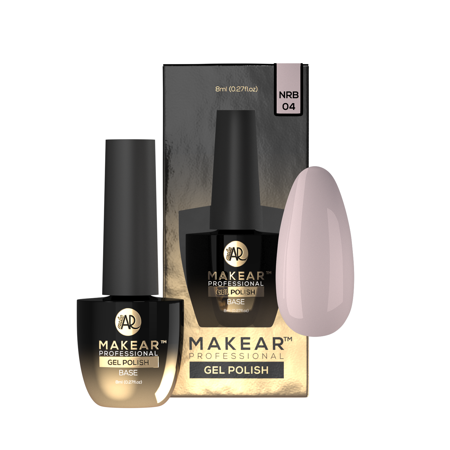 Makear Baza Kauczukowa Nude Rubber Base NRB04 Jelly Pink 8 ml