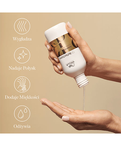 Wella Oil Reflections - Delikatny Nawilżający Szampon Do Włosów 500 Ml