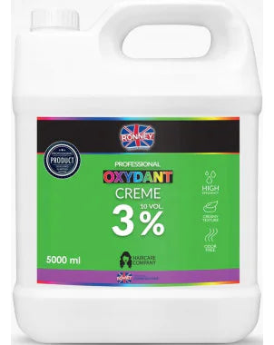 Ronney Professional Oxydant Creme 3% 10 Vol. - Oxydant Kremowy 5000 Ml
