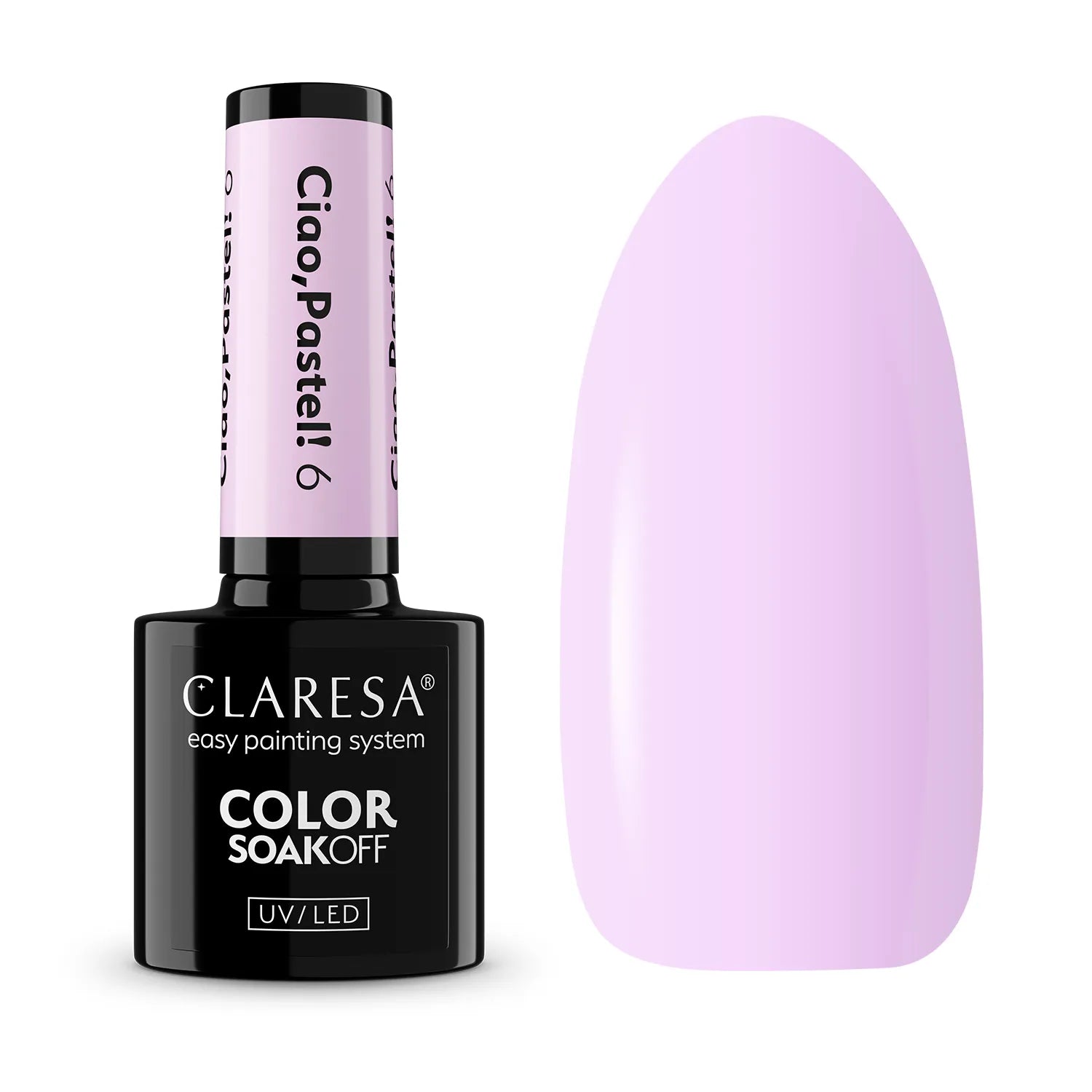 Claresa Lakier Hybrydowy Ciao,Pastel! 6 5g