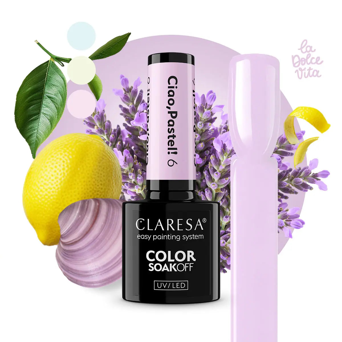 Claresa Lakier Hybrydowy Ciao,Pastel! 6 5g