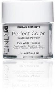 CND Perfect Color Sculpting Powder - Pure White Opaque Proszek Akrylowy 22g