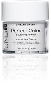 CND Perfect Color Sculpting Powder - Pure White Opaque Proszek Akrylowy 22g
