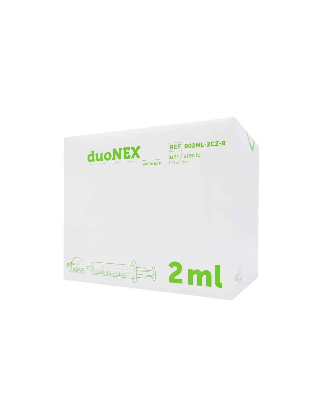 duoNEX Strzykawka Jednorazowego Użytku 2 - częściowa 2ml 100szt