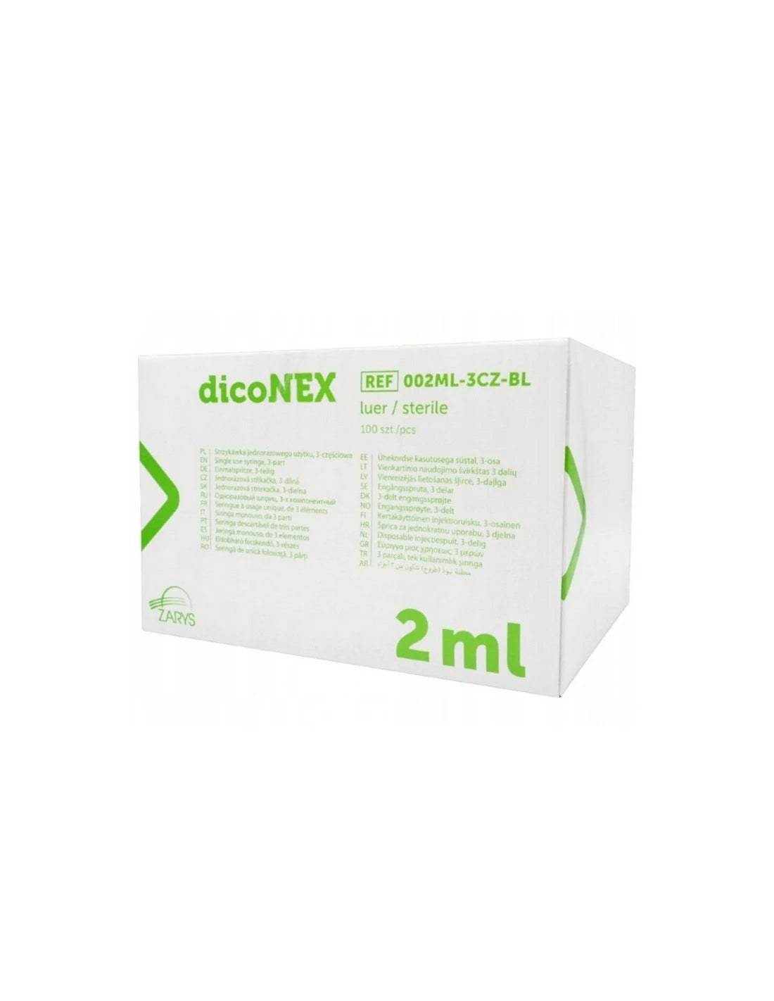 duoNEX Strzykawka Jednorazowego Użytku 3 - częściowa 2ml 100szt