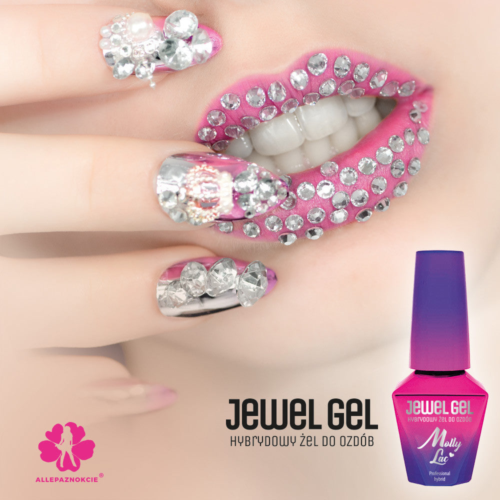 Żel Hybrydowy Do Mocowania Ozdób Jewel Gel 10g