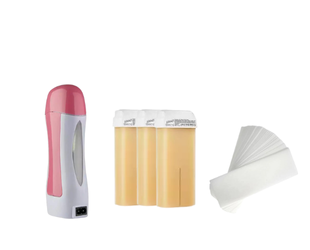 Zestaw Do Depilacji Argan 3 sztuki + Paski + Podgrzewacz