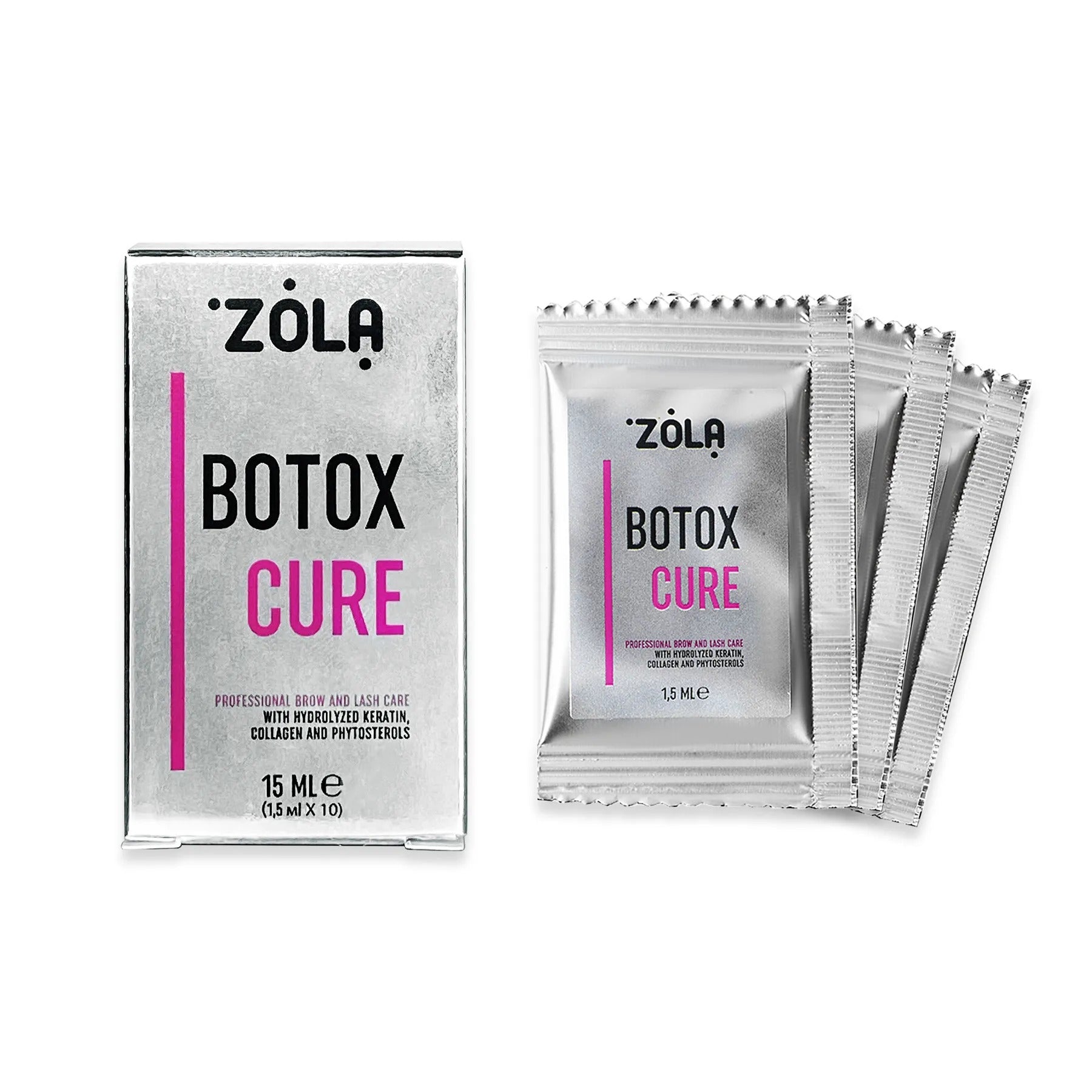 Zola Botox do brwi i rzęs Botox Cure, saszetka 1,5 ml x 10 szt