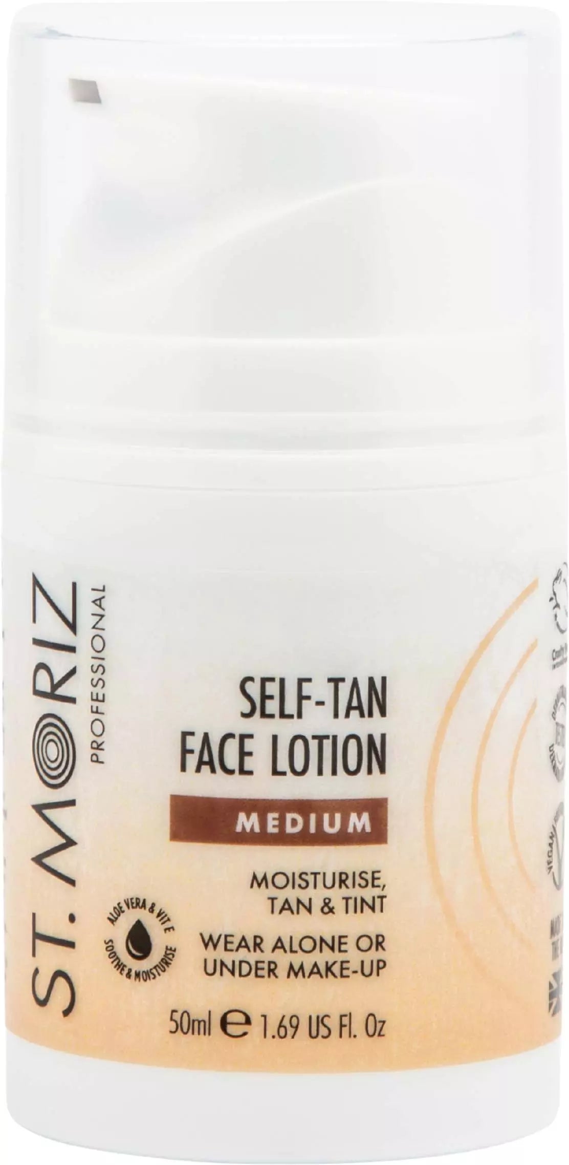 St Moriz Pro Self-Tan Face Lotion Medium Balsam Do Twarzy 50 Ml