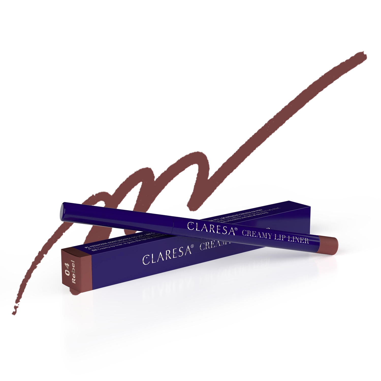 Claresa Creamy Lip Liner Kremowa Konturówka Do Ust 04 Rebel, 0,35g