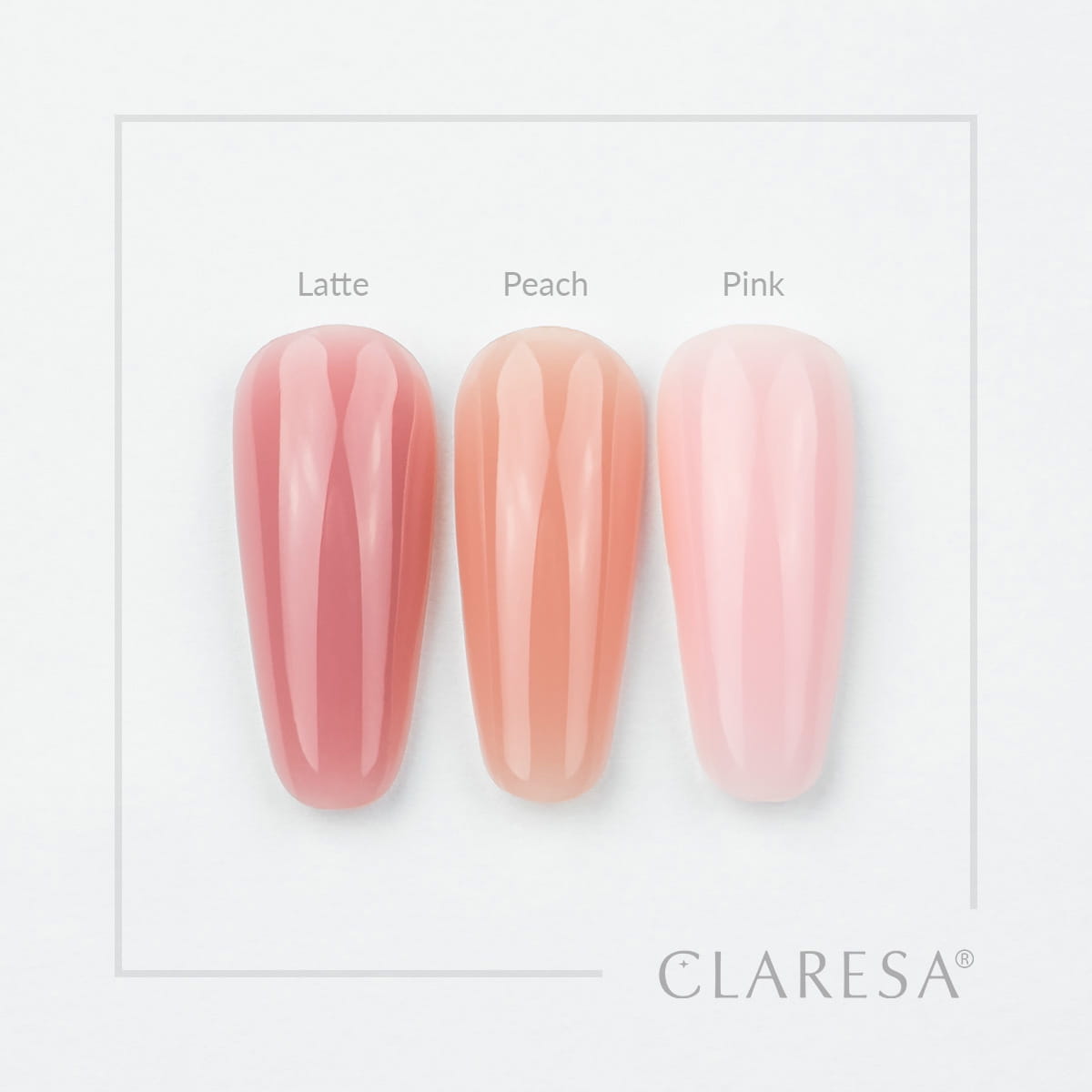Claresa - Poli Gel Żel Budujący Peach 30g