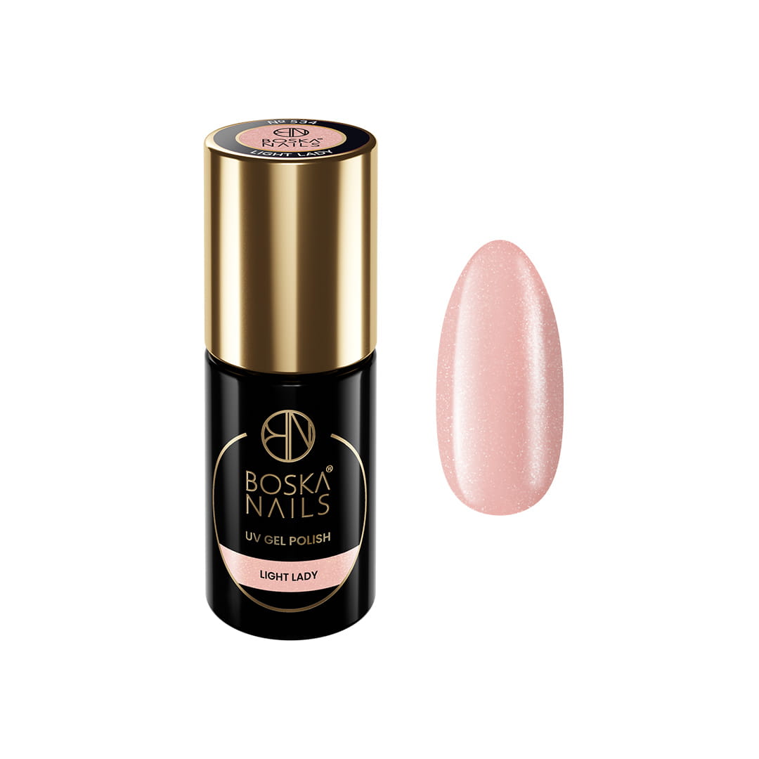 Boska Nails Lakier Hybrydowy Natural Look Light Lady No 534 6ml
