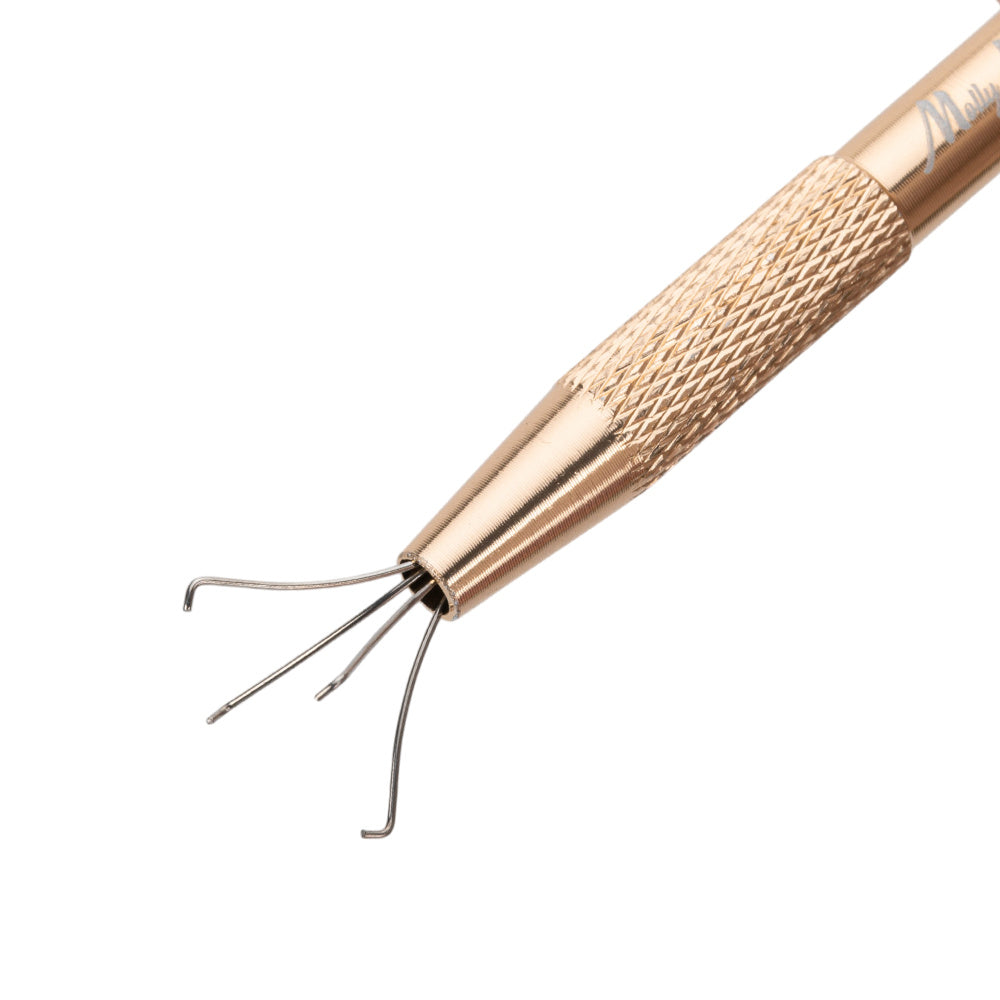 Uchwyt Chwytak Do Gąbek Do Ombre Molly Nails 12,2cm Złoty