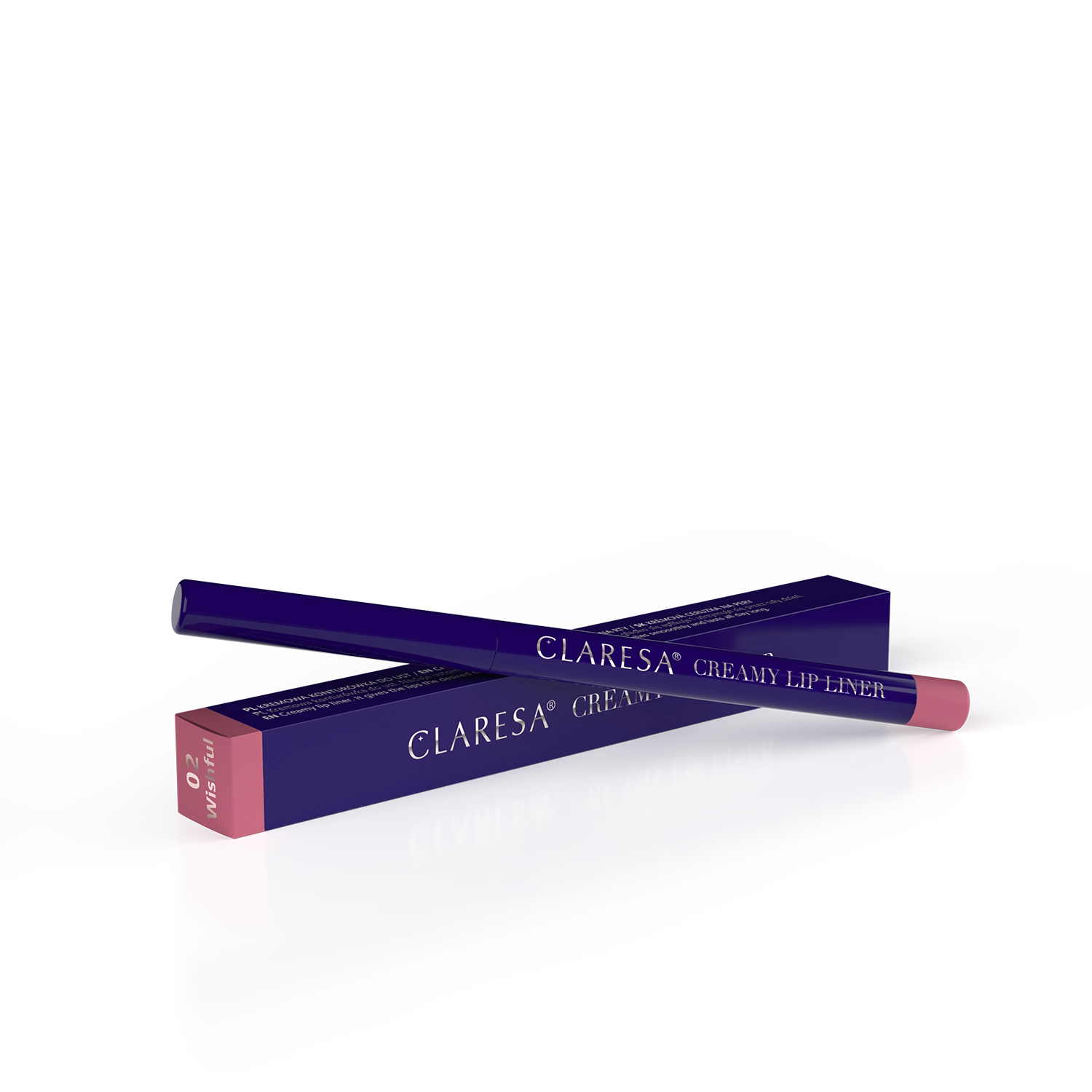Claresa Creamy Lip Liner Kremowa Konturówka Do Ust 02 Wishful, 0,35g