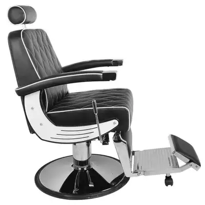 Gabbiano Imperial Schwarzer Friseurstuhl