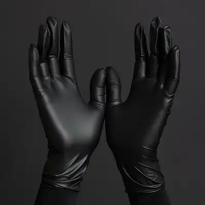 Nitrilhandschuhe Schwarz 100 Stück