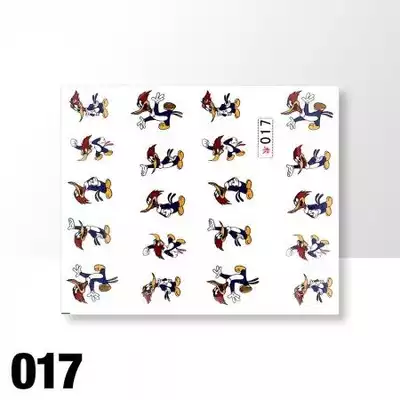 Naklejki Wodne Do Paznokci - Arkusz 017