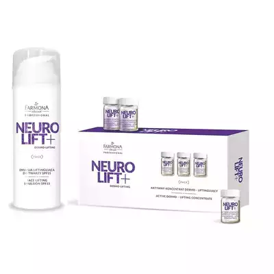 Farmona Duet Neurolift+ Aktywny Koncentrat Dermo-Liftingujący 10x5ml + Emulsja Liftingująca SPF15, 150ml