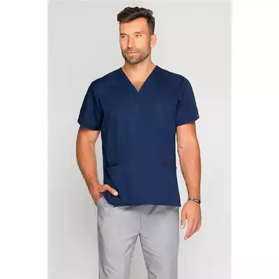 Bluza medyczna męska granatowa